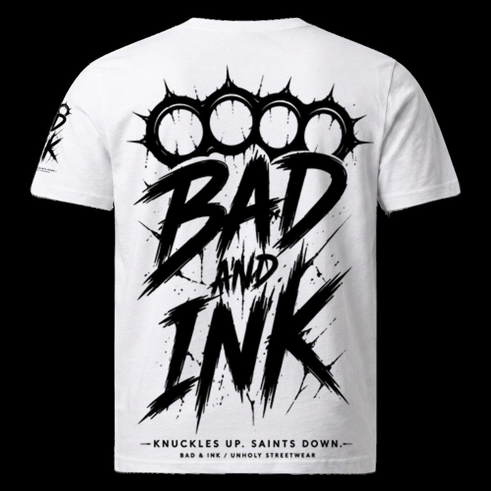 „Knuckles Up – Saints Down“ Unholy Streetwear Graphic Tee