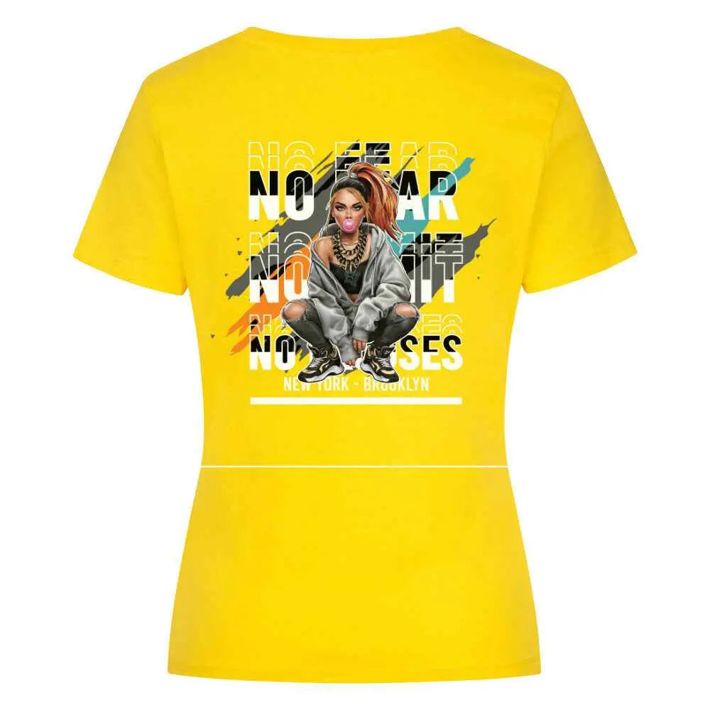 Damen T-Shirt Fearless Vibes – Trendiges Design für Selbstbewusste