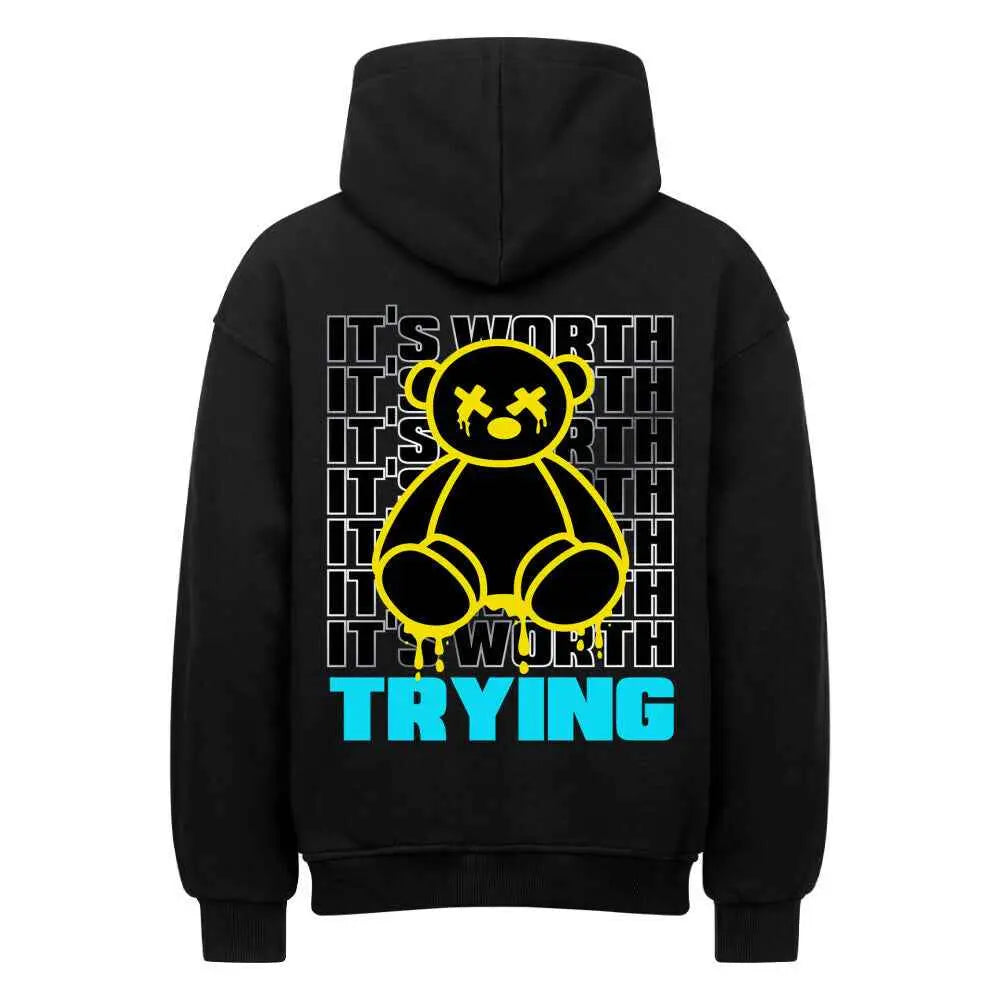 Oversized Hoodie Worthy Bear 380 GSM - Stilvoll und Bequem