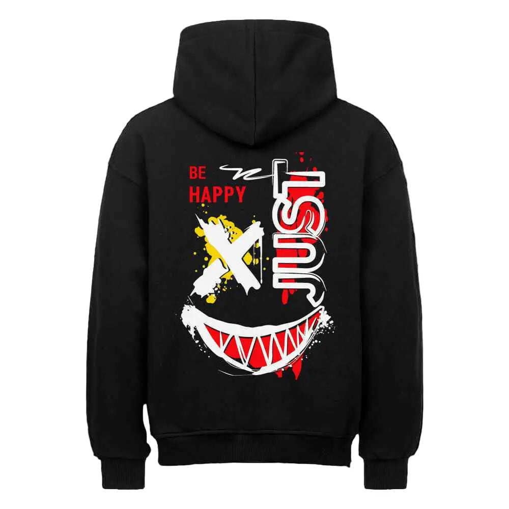 Oversized Hoodie Be Happy – Bequem und stylish für jeden Tag, 380 GSM