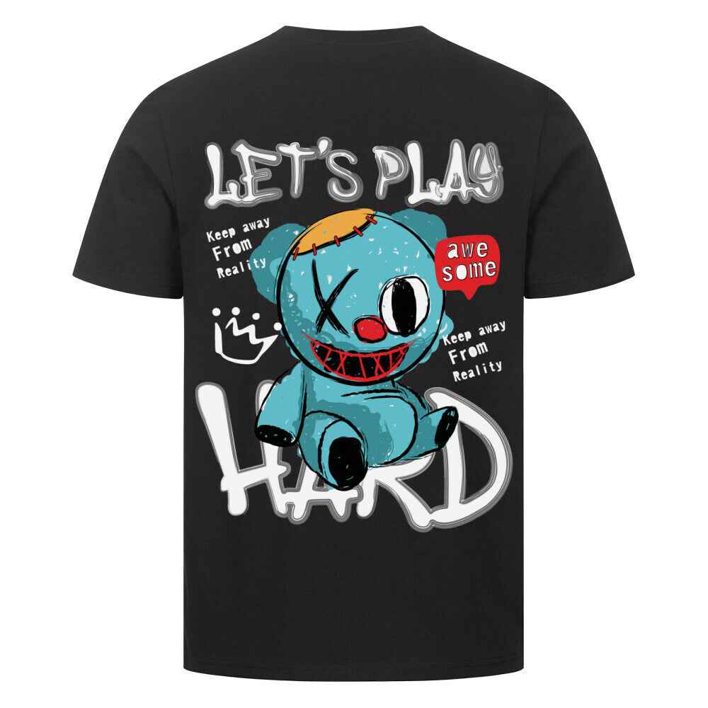 T-Shirt Let's Play Hard 380 GSM für Sport und Freizeit