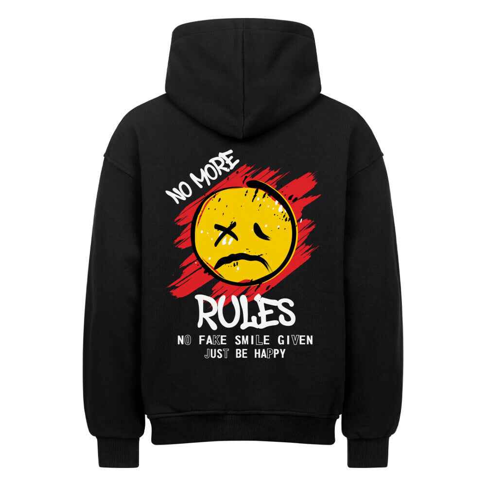 Oversized Hoodie NO MORE RULES 380 GSM – Bequem und Trendy