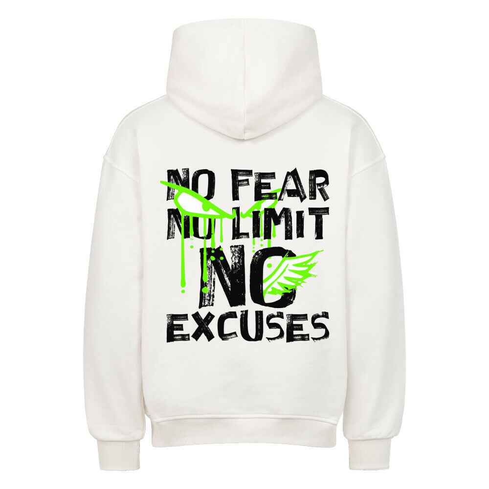 "NO FEAR NO Limit Oversized Hoodie" 380 GSM