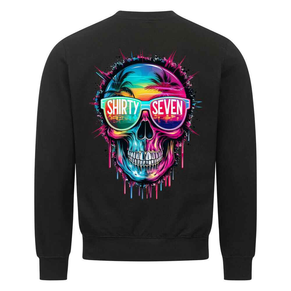 Herren Sweatshirt "Tropical Skull"