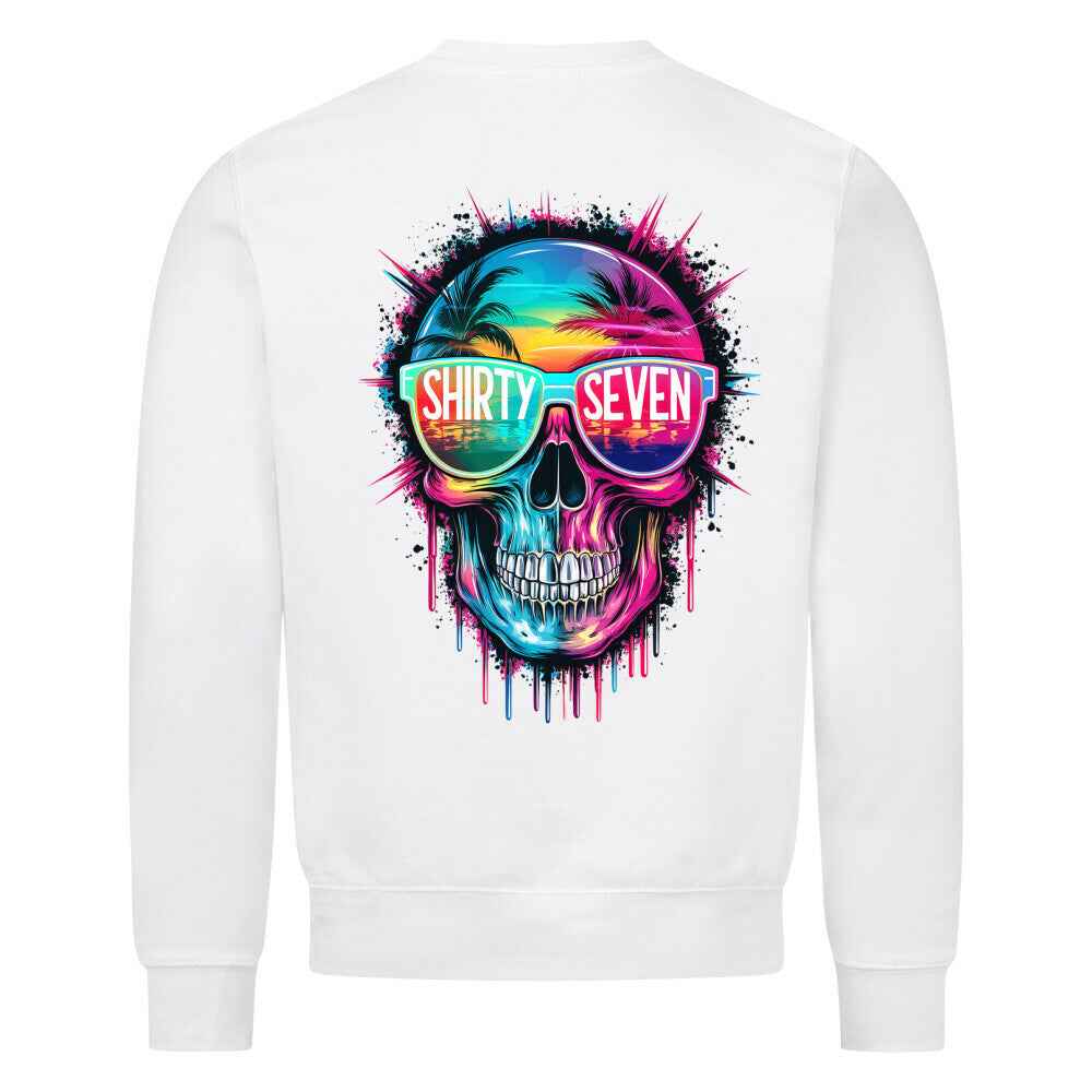 Herren Sweatshirt "Tropical Skull"