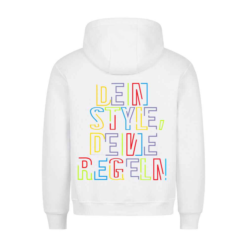 Hoodie " Dein Style,Deine Regeln " 280GSM