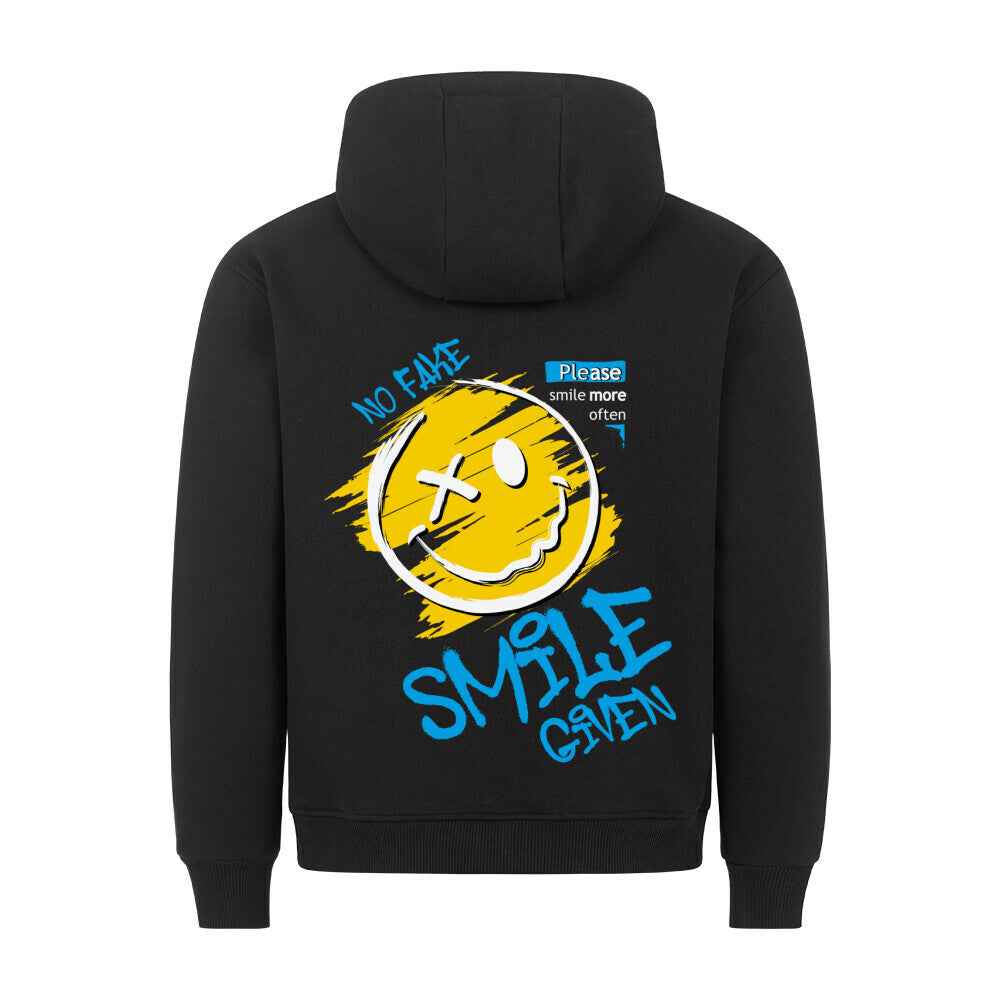 Hoodie " No Fake Smile " 280GSM