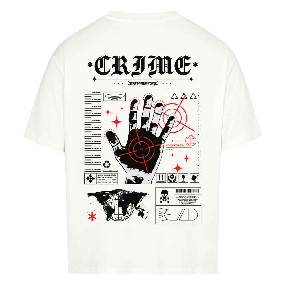 Oversized T-Shirt " Crime " 240GSM