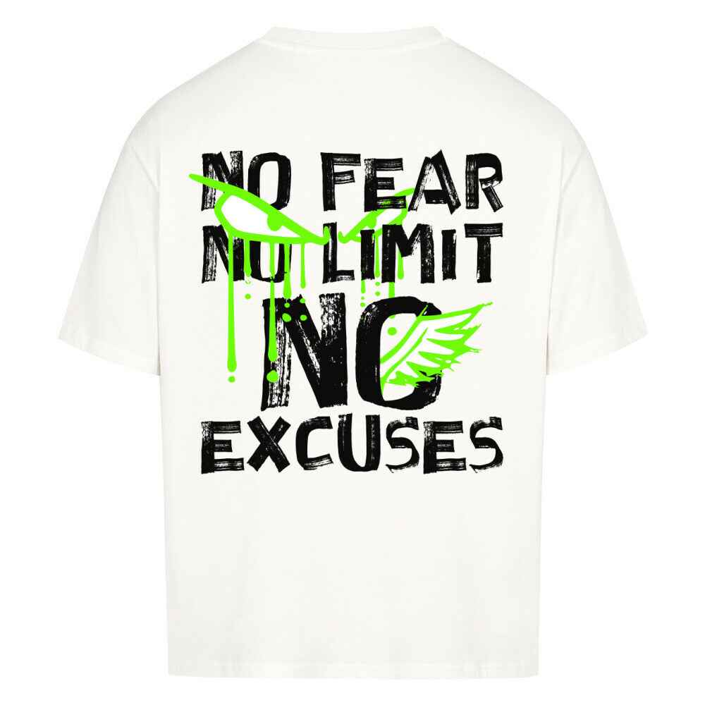 Oversized T-Shirt " No Fear No Limit " 240GSM