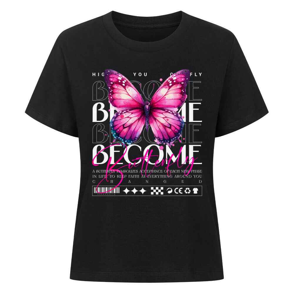 Damen T-Shirt " Butterfly " 180GSM