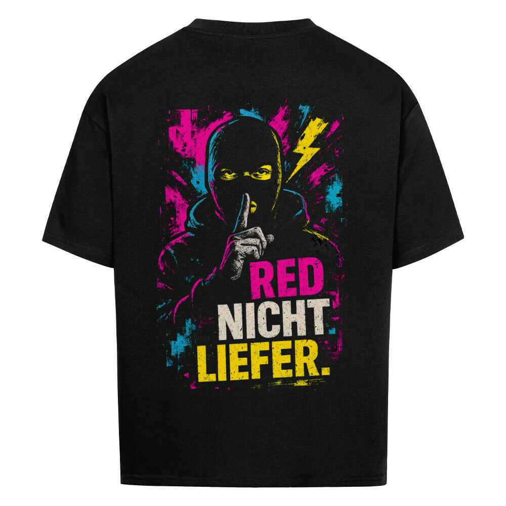 Oversized T-Shirt " Red Nicht Liefer "