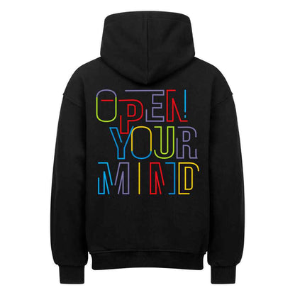 Oversized Hoodie Open Your Mind 380 GSM für Männer und Frauen