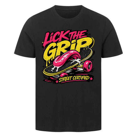 T-Shirt" Lick the Grip – Street Certified Skate Cartoon