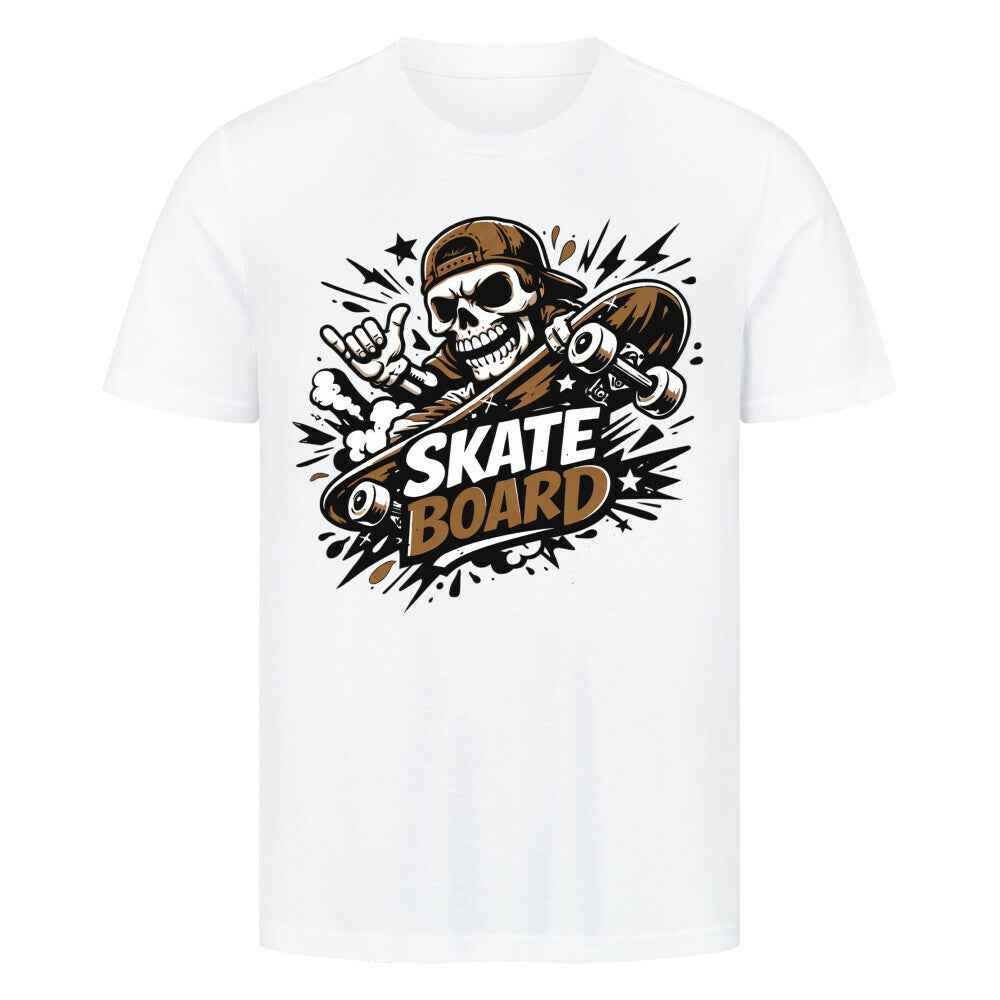 T-Shirt" Skull Skateboard – Skeleton Skater Streetwear Graphic