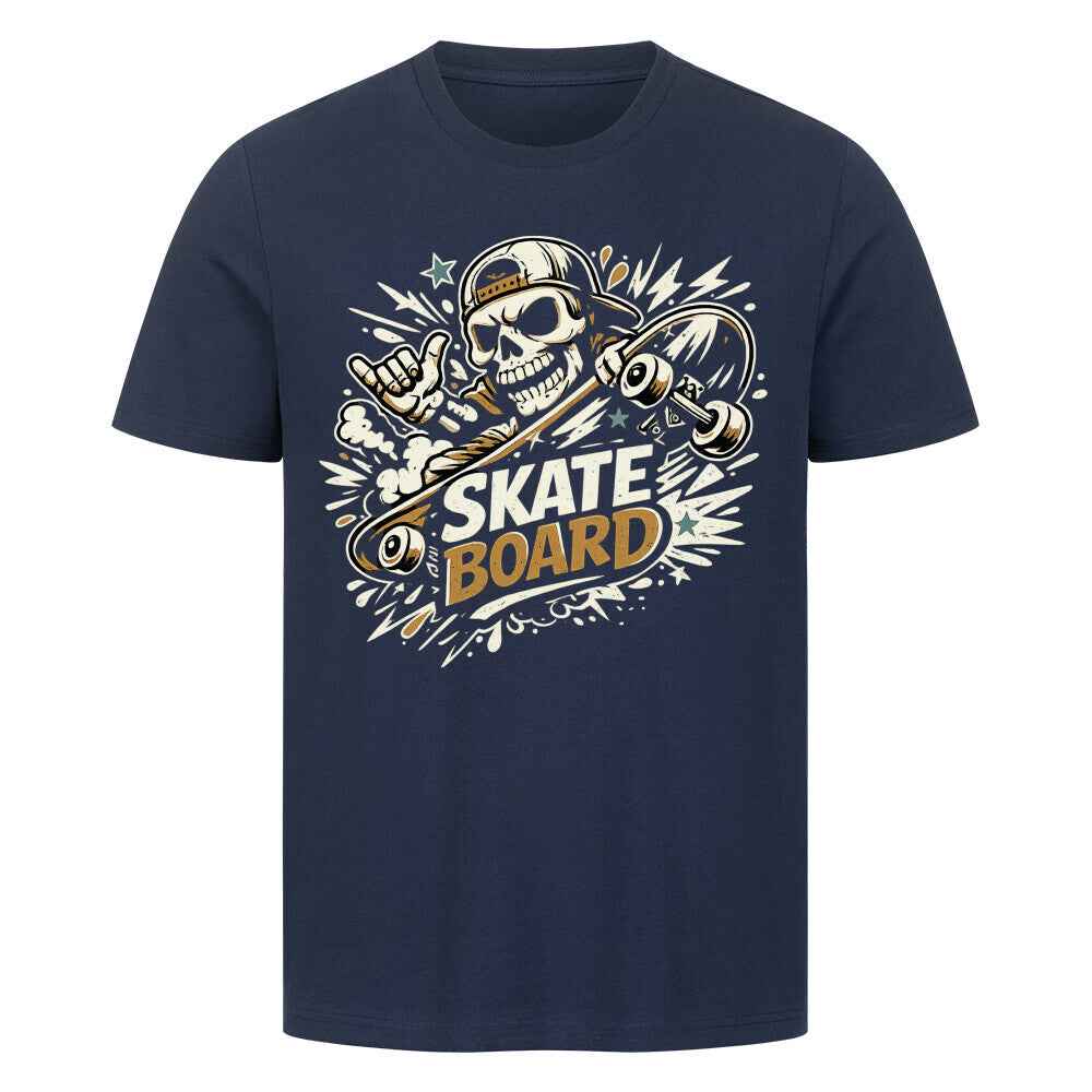 T-Shirt" Skull Skateboard – Skeleton Skater Streetwear Graphic