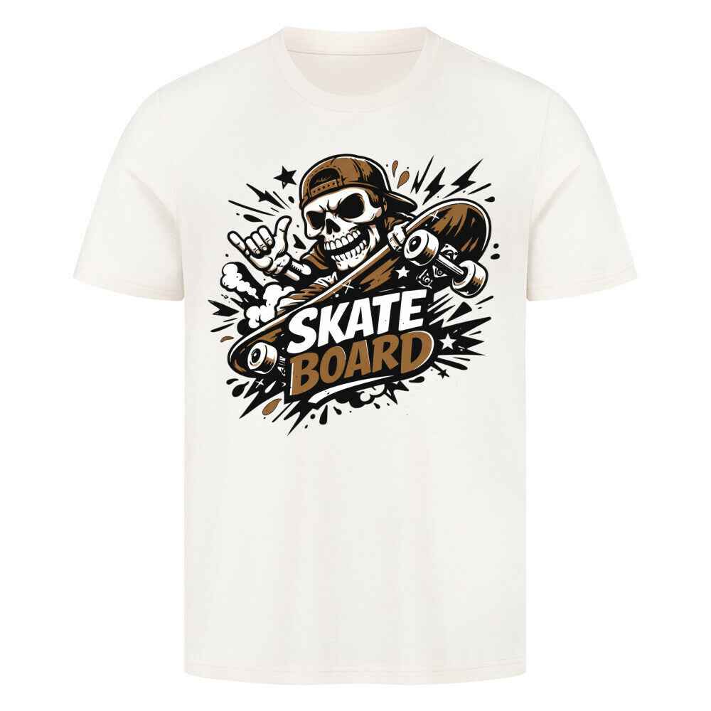 T-Shirt" Skull Skateboard – Skeleton Skater Streetwear Graphic