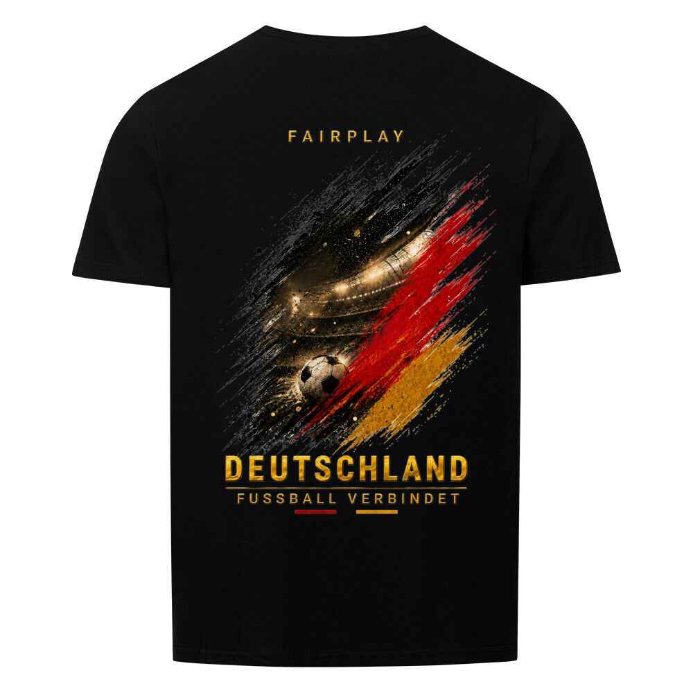 T-Shirt Deutschland WM 2026 – Fußball Verbindet Fairplay Design