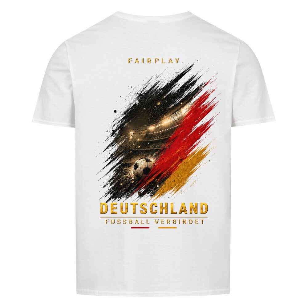 T-Shirt Deutschland WM 2026 – Fußball Verbindet Fairplay Design