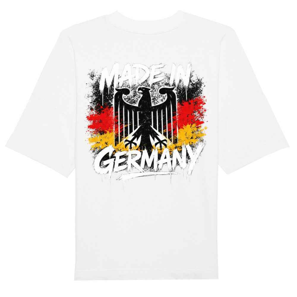 Made in Germany – Deutschland Flagge Vintage Streetwear Oversized T-Shirt
