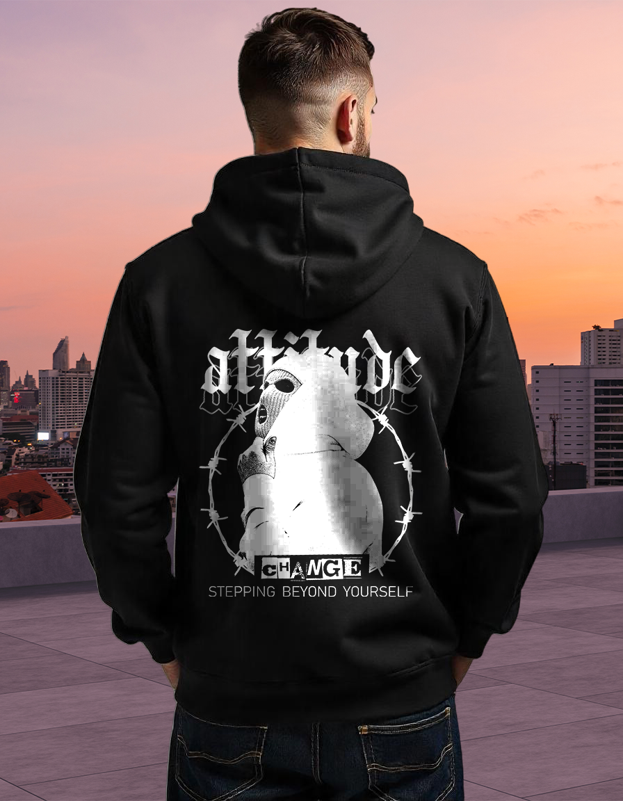 Oversized Hoodie "Attitude"