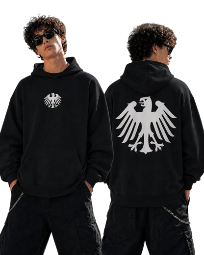 Oversized Hoodie Bundesadler 380 GSM für Herren und Damen