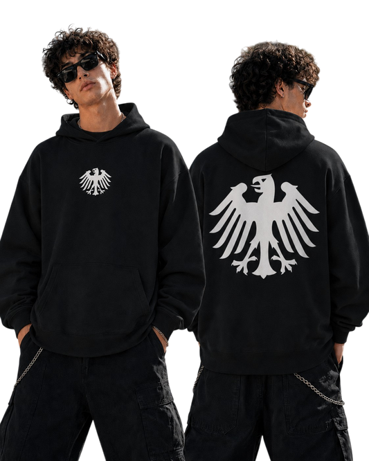 Oversized Hoodie Bundesadler 380 GSM für Herren und Damen