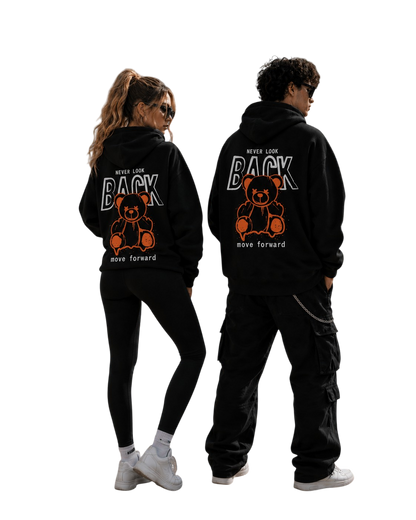 Oversized Hoodie – NEVER LOOK BACK BEAR