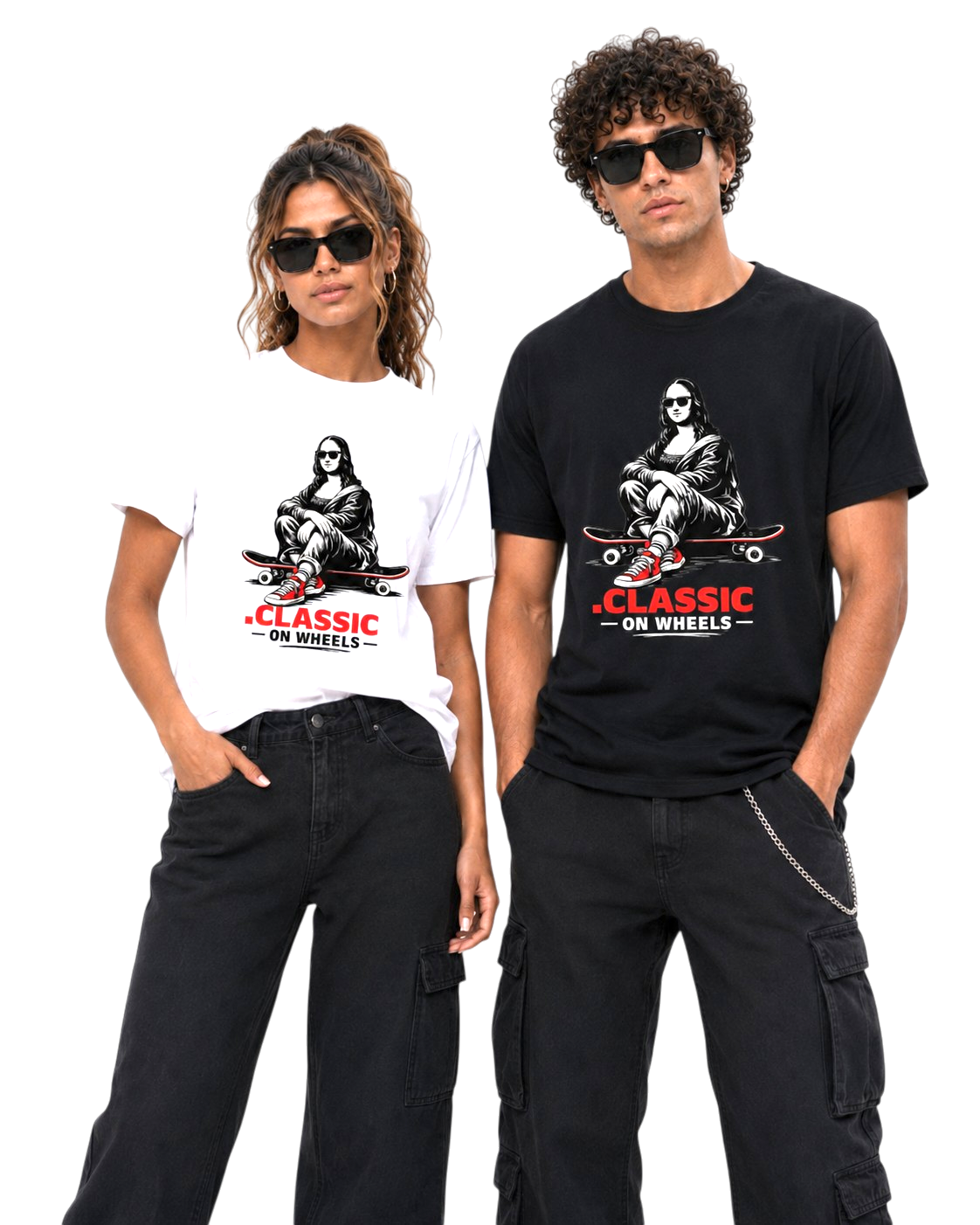 T-Shirt - Classic On Wheels Mona Lisa