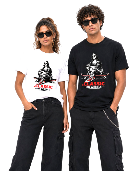T-Shirt - Classic On Wheels Mona Lisa