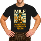 T-Shirt " MIlf-Männer in Lederhosen feiern V2"