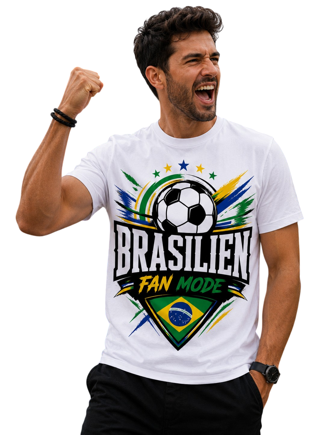 Brasilien Fan Mode WM 2026 – Fußball T-Shirt