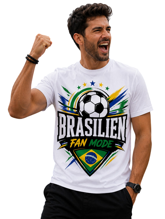 Brasilien Fan Mode WM 2026 – Fußball T-Shirt
