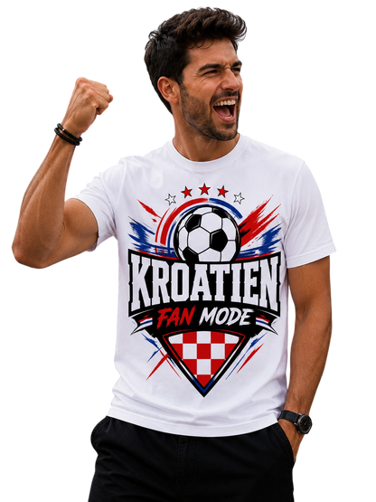 Kroatien Fan Mode WM 2026 – Fußball T-Shirt